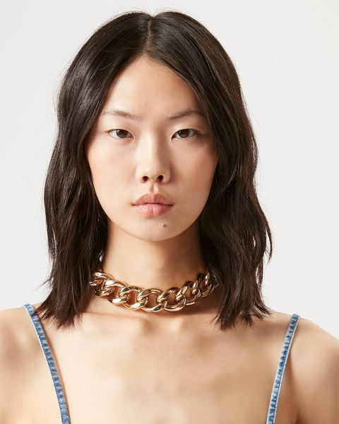 Links necklace Woman Gold 2