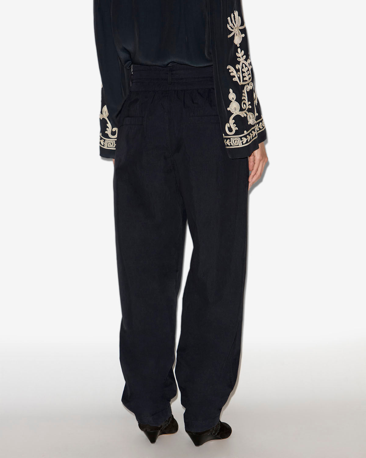 Pantalon celia Woman Noir délavé 4