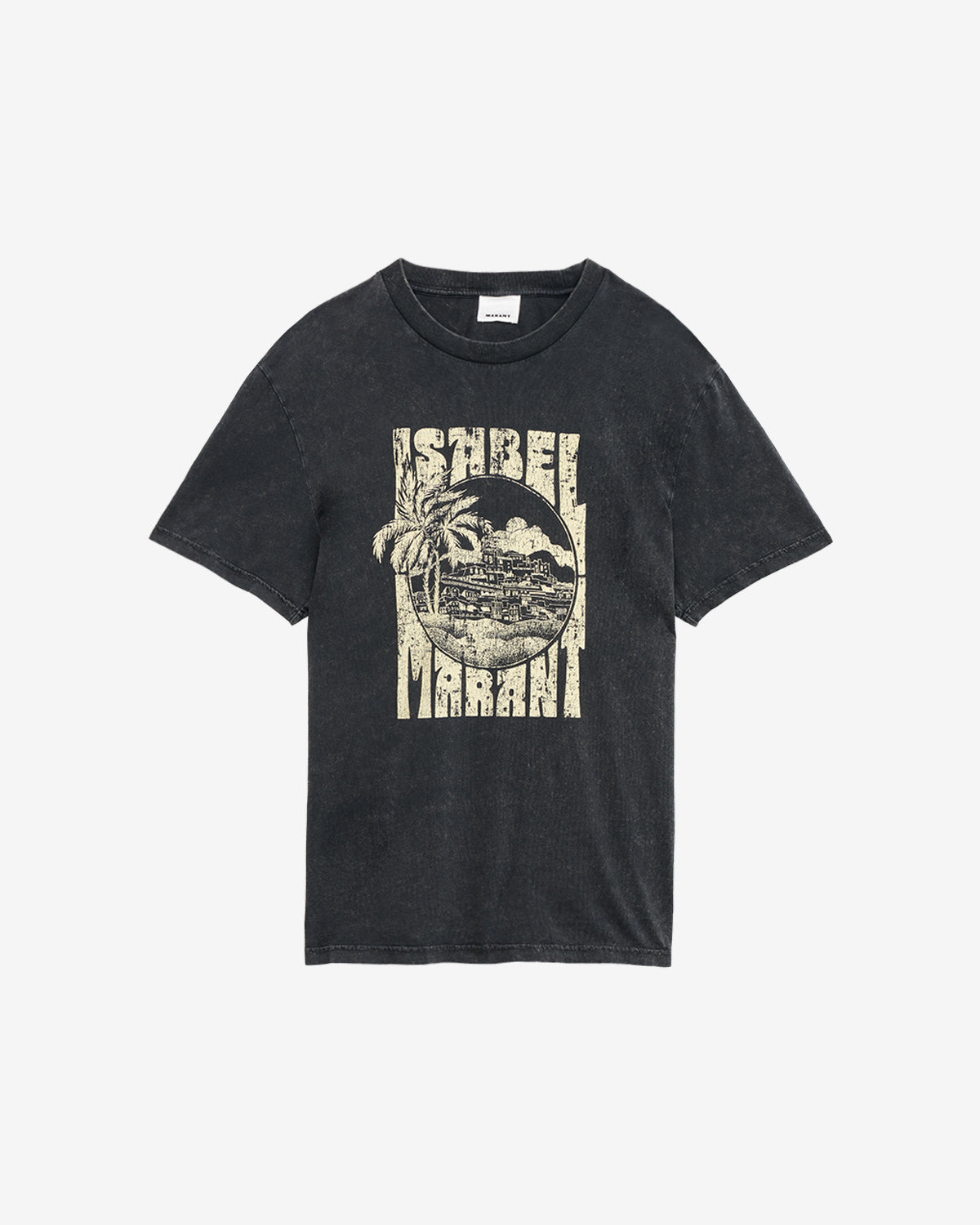 T-shirt honore Man Noir délavé 4